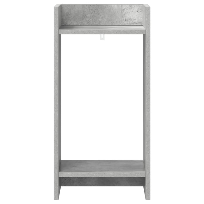 Suport pentru plante cu raft 2 pcs Gri Beton 30 x 30 x 60 cm - WALTI WALTI