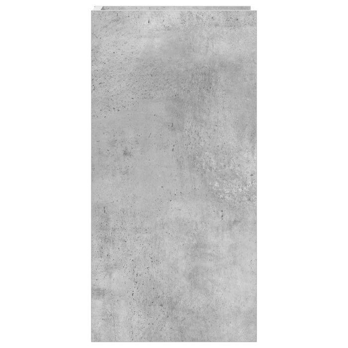 Suport pentru plante cu raft 2 pcs Gri Beton 30 x 30 x 60 cm - WALTI WALTI