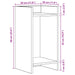 Suport pentru plante cu raft 2 pcs Gri Beton 30 x 30 x 60 cm - WALTI WALTI