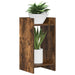 Suport pentru plante cu raft Stejar Afumat 30 x 30 x 60 cm - WALTI WALTI