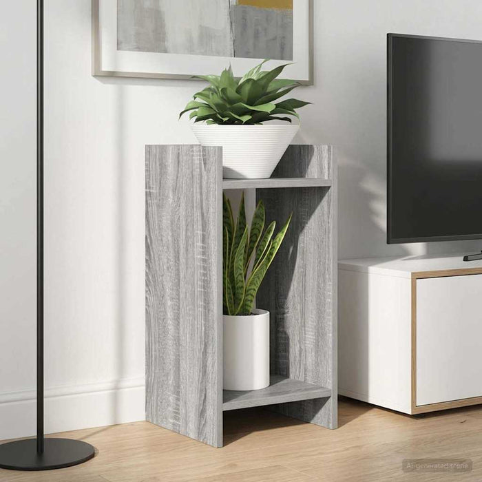 Suport pentru plante cu raft 2 pcs Sonoma gri 30 x 30 x 60 cm - WALTI WALTI