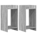 Suport pentru plante cu raft 2 pcs Sonoma gri 30 x 30 x 60 cm - WALTI WALTI