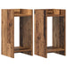 Suport pentru plante cu raft 2 pcs Lemn vechi 30 x 30 x 60 cm - WALTI WALTI
