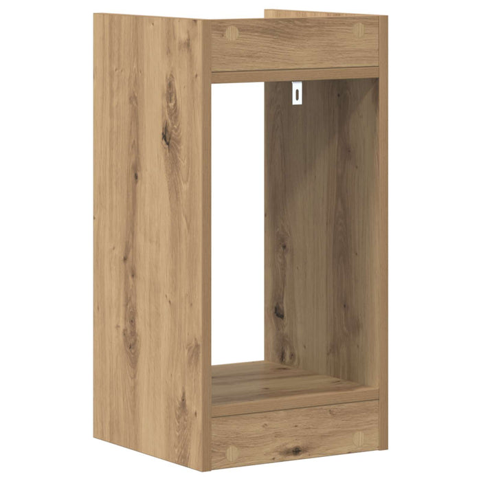 Suport pentru plante cu raft Stejar Artizanal 30 x 30 x 60 cm - WALTI WALTI