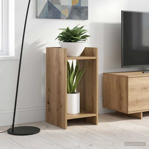 Suport pentru plante 2 pcs Stejar Artizanal 30 x 30 x 60 cm - WALTI WALTI