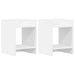 Suport pentru plante 2 pcs Alb 30 x 30 x 40 cm Lemn prelucrat - WALTI WALTI