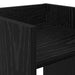Suport pentru plante cu raft 2 pcs Stejar Negru 30 x 30 x 40 cm - WALTI WALTI