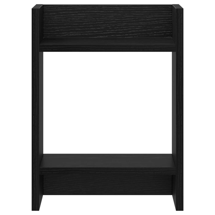 Suport pentru plante cu raft 2 pcs Stejar Negru 30 x 30 x 40 cm - WALTI WALTI