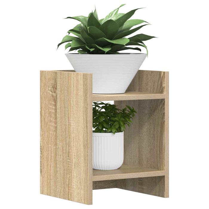 Suport pentru plante cu raft Stejar Sonoma 30 x 30 x 40 cm - WALTI WALTI