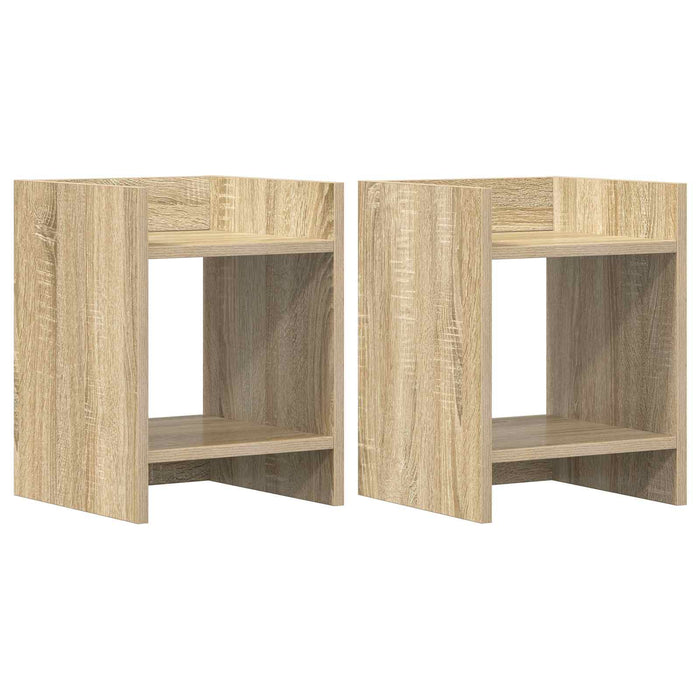 Suport pentru plante 2 pcs Stejar Sonoma 30 x 30 x 40 cm - WALTI WALTI