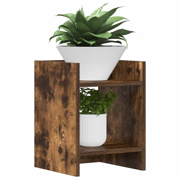 Suport pentru plante 2 pcs Stejar Afumat 30 x 30 x 40 cm - WALTI WALTI
