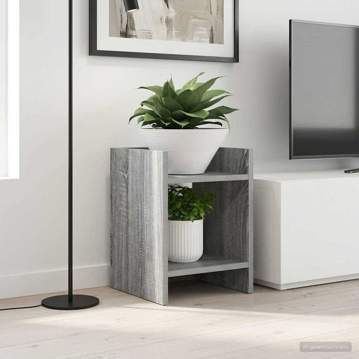 Suport pentru plante Sonoma gri 30 x 30 x 40 cm Lemn prelucrat - WALTI WALTI