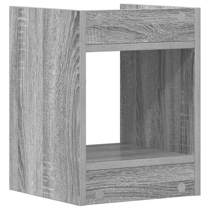 Suport pentru plante cu raft 2 pcs Sonoma gri 30 x 30 x 40 cm - WALTI WALTI