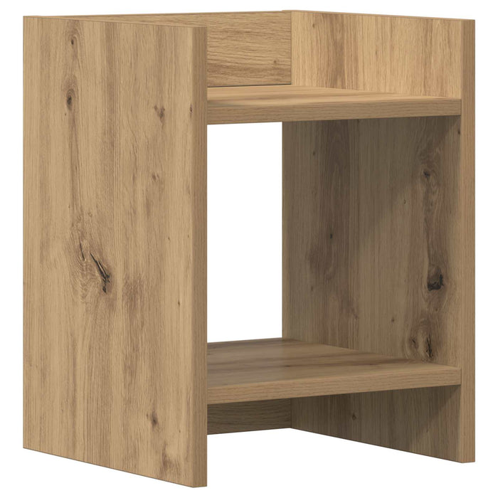 Suport pentru plante cu raft Stejar Artizanal 30 x 30 x 40 cm - WALTI WALTI