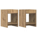 Suport pentru plante 2 pcs Stejar Artizanal 30 x 30 x 40 cm - WALTI WALTI