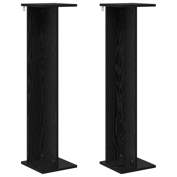 Suport pentru plante 2 pcs Stejar Negru 25 x 25,5 x 100,5 cm - WALTI WALTI