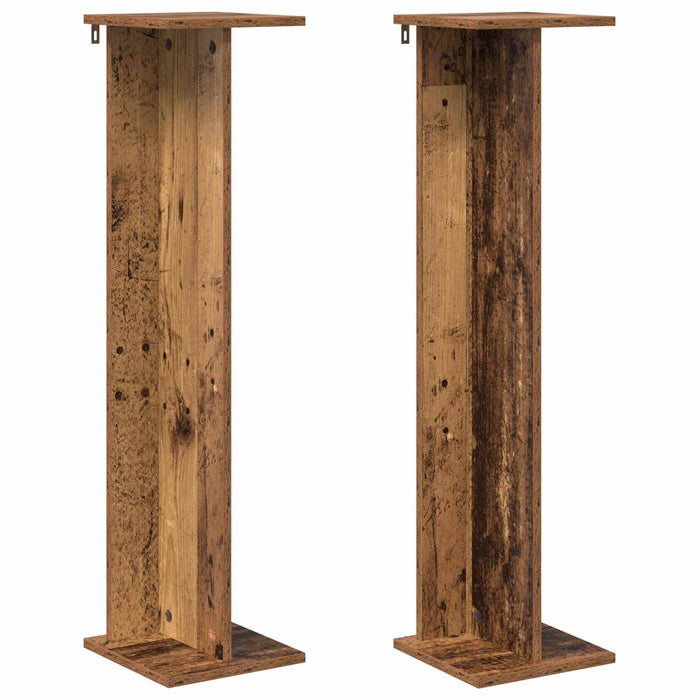 Suport pentru plante 2 pcs Lemn vechi 25 x 25,5 x 100,5 cm - WALTI WALTI