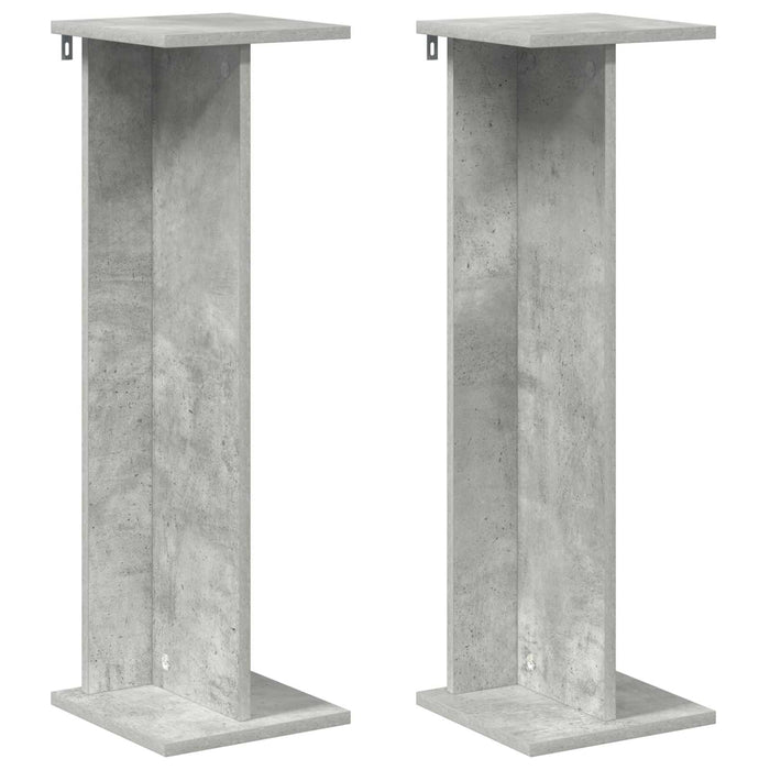Suport pentru plante 2 pcs Gri Beton 25 x 25,5 x 80,5 cm - WALTI WALTI