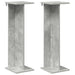Suport pentru plante 2 pcs Gri Beton 25 x 25,5 x 80,5 cm - WALTI WALTI