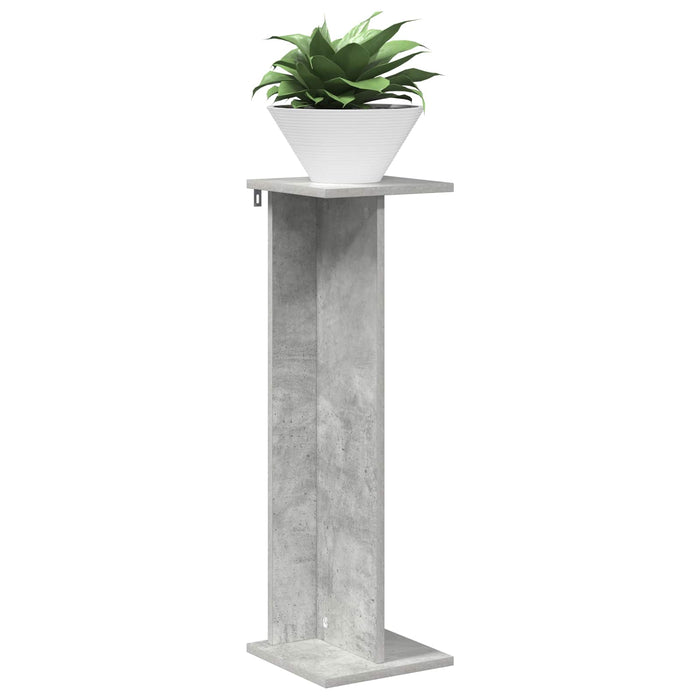 Suport pentru plante 2 pcs Gri Beton 25 x 25,5 x 80,5 cm - WALTI WALTI