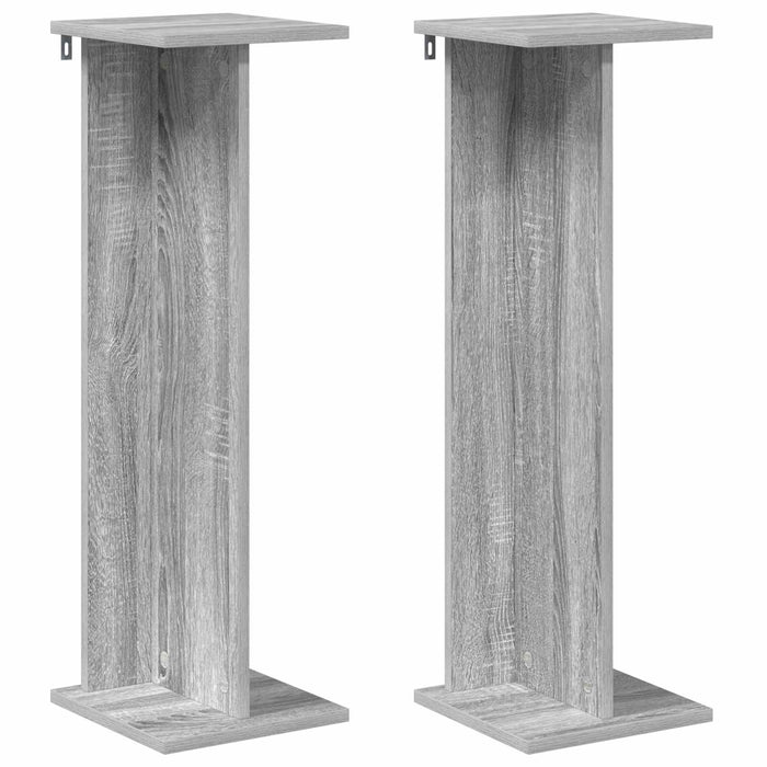 Suport pentru plante 2 pcs Sonoma gri 25 x 25,5 x 80,5 cm - WALTI WALTI