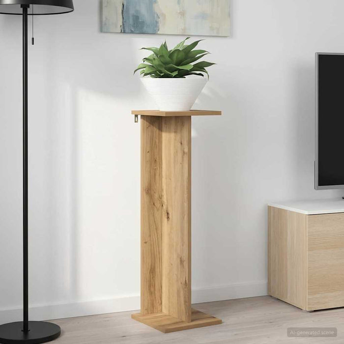 Suport pentru plante Stejar Artizanal 25 x 25,5 x 80,5 cm - WALTI WALTI