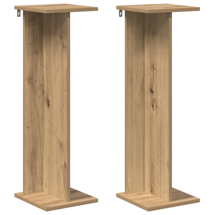 Suport pentru plante 2 pcs Stejar Artizanal 25 x 25,5 x 80,5 cm - WALTI WALTI