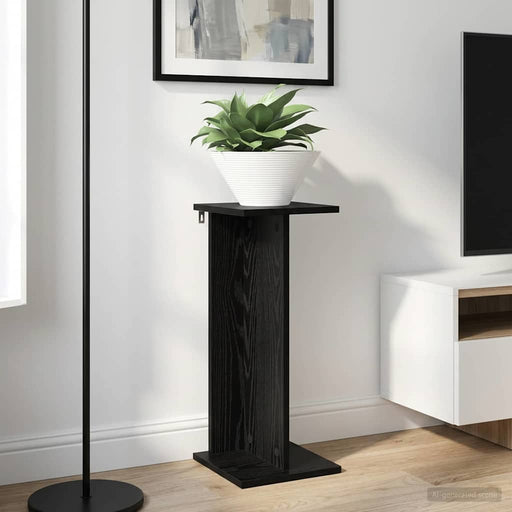 Suport pentru plante 2 pcs Stejar Negru 25 x 25,5 x 60,5 cm - WALTI WALTI