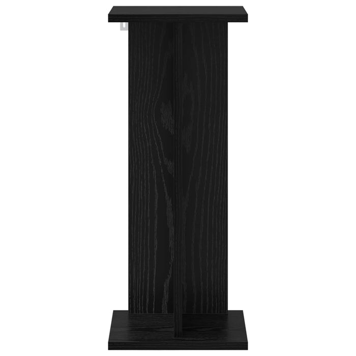 Suport pentru plante 2 pcs Stejar Negru 25 x 25,5 x 60,5 cm - WALTI WALTI