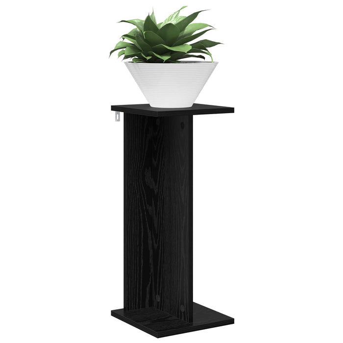Suport pentru plante 2 pcs Stejar Negru 25 x 25,5 x 60,5 cm - WALTI WALTI