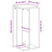 Suport pentru plante Stejar Sonoma 25 x 25,5 x 60,5 cm - WALTI WALTI