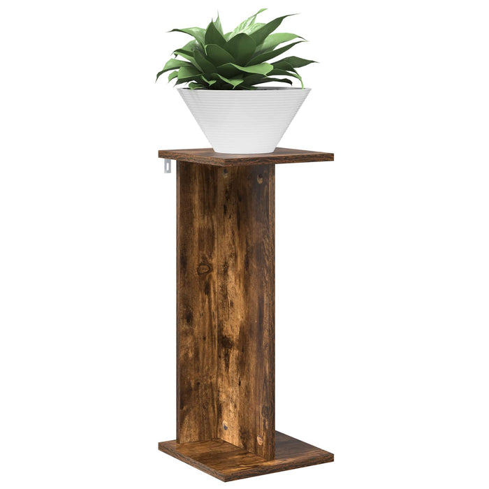 Suport pentru plante 2 pcs Stejar Afumat 25 x 25,5 x 60,5 cm - WALTI WALTI