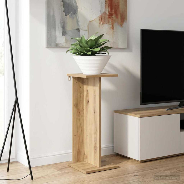 Suport pentru plante 2 pcs Stejar Artizanal 25 x 25,5 x 60,5 cm - WALTI WALTI