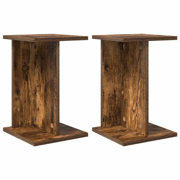 Suport pentru plante 2 pcs Stejar Afumat 25 x 25,5 x 40,5 cm - WALTI WALTI