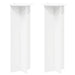 Suport pentru plante 2 pcs Alb Ø40 x 100 cm Lemn prelucrat - WALTI WALTI