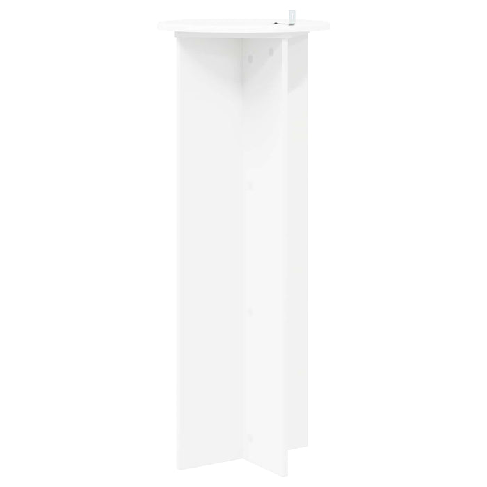 Suport pentru plante 2 pcs Alb Ø40 x 100 cm Lemn prelucrat - WALTI WALTI