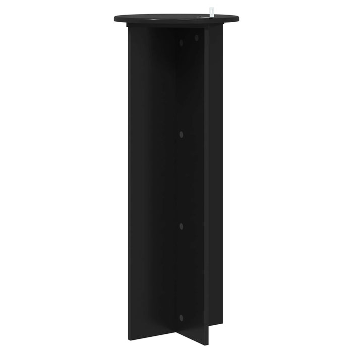 Suport pentru plante 2 pcs Negru Ø40 x 100 cm Lemn prelucrat - WALTI WALTI