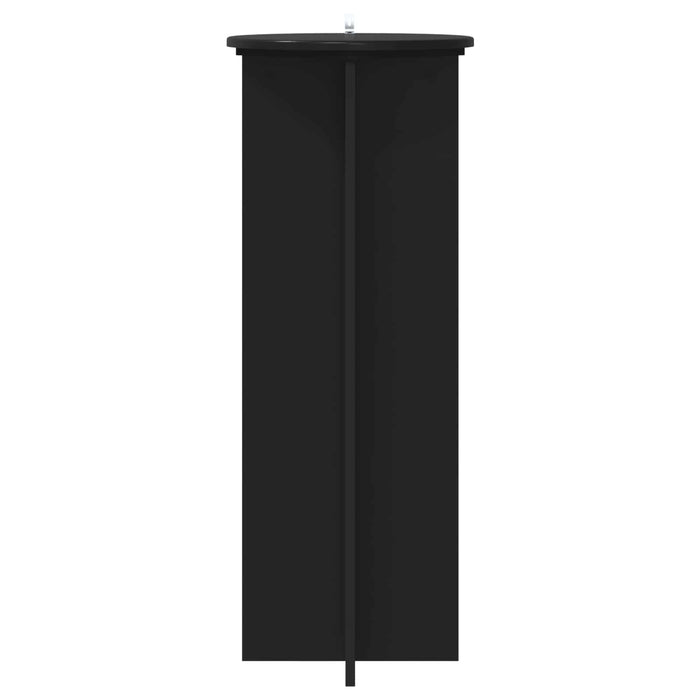 Suport pentru plante 2 pcs Negru Ø40 x 100 cm Lemn prelucrat - WALTI WALTI