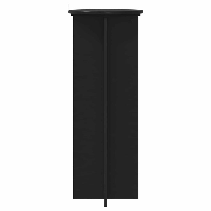 Suport pentru plante 2 pcs Negru Ø40 x 100 cm Lemn prelucrat - WALTI WALTI