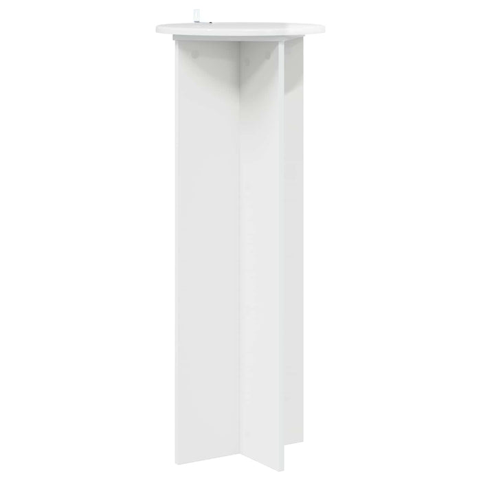 Suport pentru plante 2 pcs Alb foarte lucios Ø40 x 100 cm - WALTI WALTI
