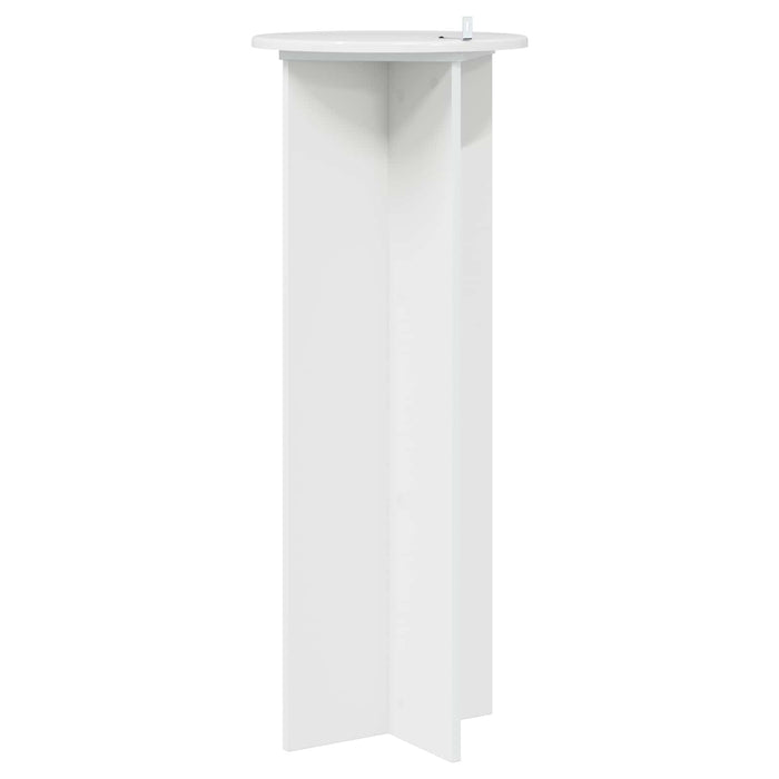 Suport pentru plante 2 pcs Alb foarte lucios Ø40 x 100 cm - WALTI WALTI