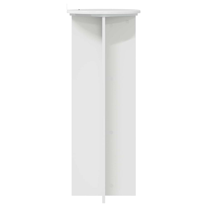 Suport pentru plante 2 pcs Alb foarte lucios Ø40 x 100 cm - WALTI WALTI