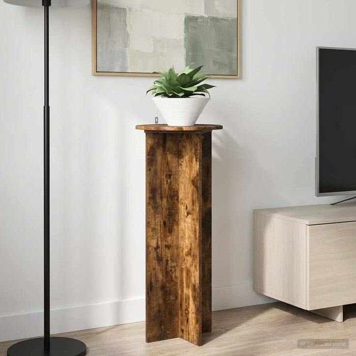 Suport pentru plante 2 pcs Stejar fumuriu Ø40 x 100 cm - WALTI WALTI