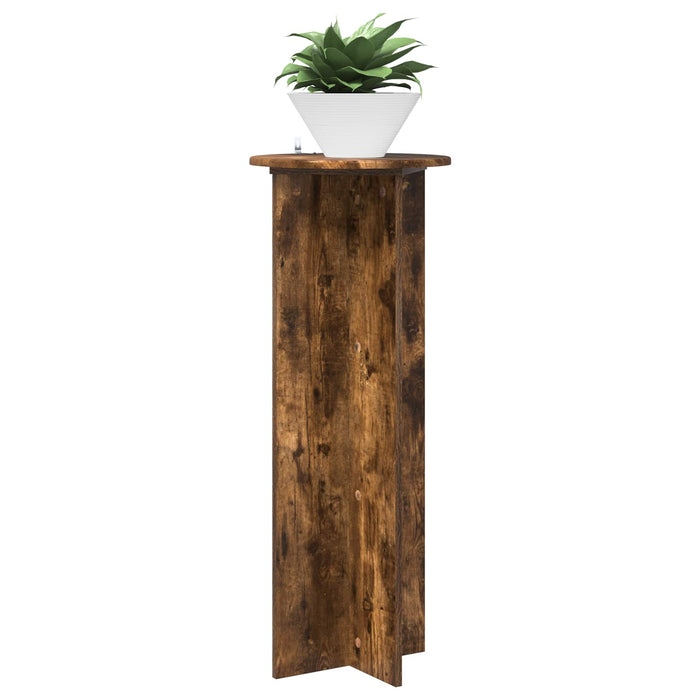 Suport pentru plante 2 pcs Stejar fumuriu Ø40 x 100 cm - WALTI WALTI