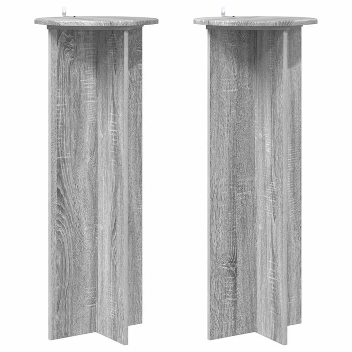Suport pentru plante 2 pcs Sonoma gri Ø40 x 100 cm - WALTI WALTI