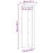 Suport pentru plante 2 pcs Sonoma gri Ø40 x 100 cm - WALTI WALTI