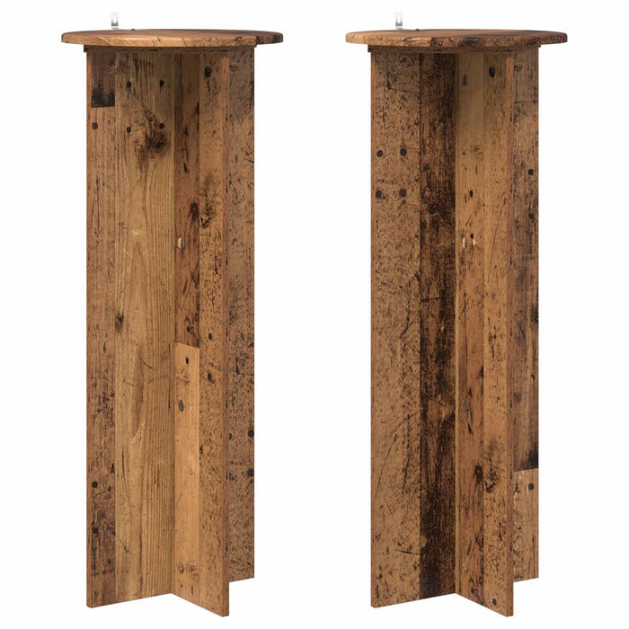 Suport pentru plante 2 pcs Lemn vechi Ø40 x 100 cm - WALTI WALTI