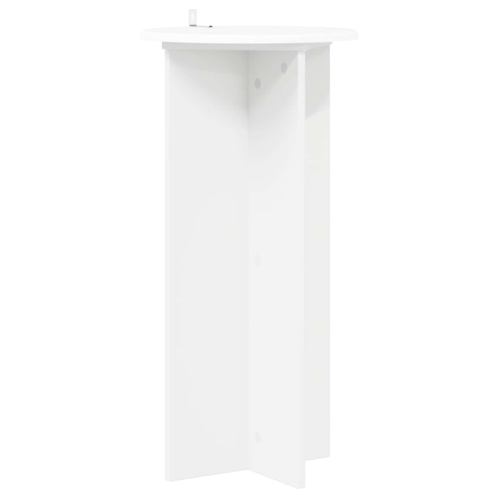 Suport pentru plante 2 pcs Alb Ø40 x 80 cm Lemn prelucrat - WALTI WALTI