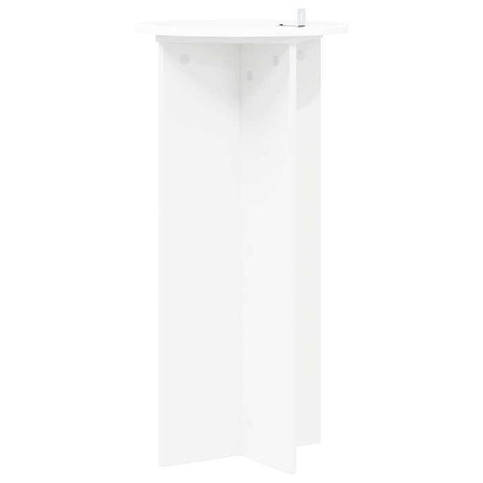 Suport pentru plante 2 pcs Alb Ø40 x 80 cm Lemn prelucrat - WALTI WALTI