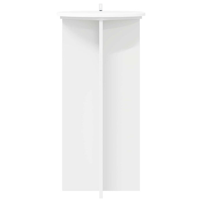Suport pentru plante 2 pcs Alb Ø40 x 80 cm Lemn prelucrat - WALTI WALTI